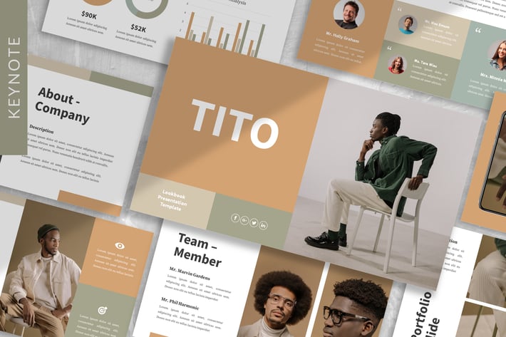Tito - Brandbook Keynote Template