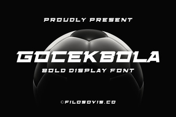 Gocekbola | Bold Display Font