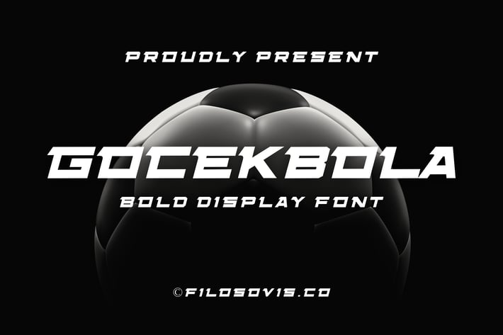 Gocekbola | Bold Display Font
