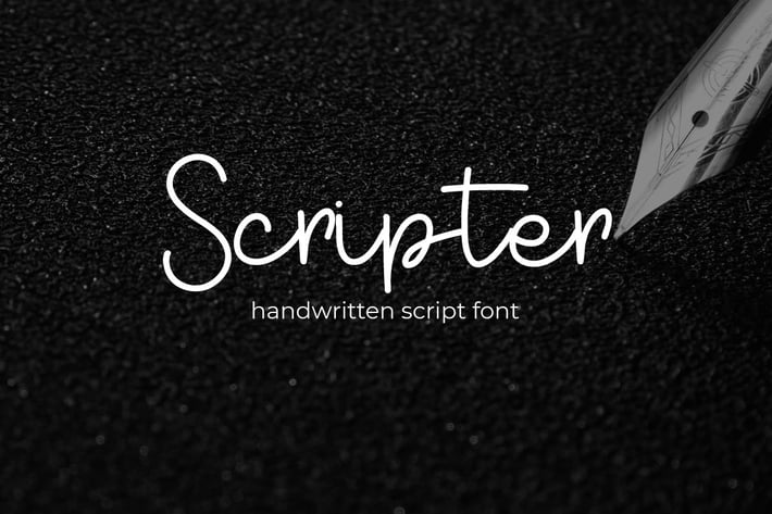 Scripter - Monoline Script Font