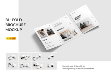Bifold Brochure Mockup