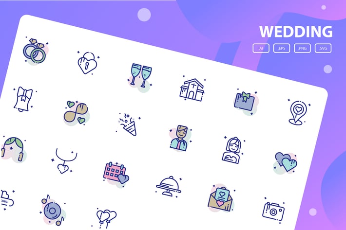 Wedding Icon Pack