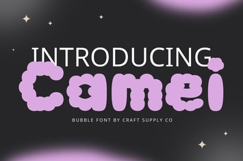Camei – Bubble Font