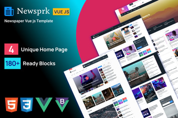 Newsprk News Blog Template