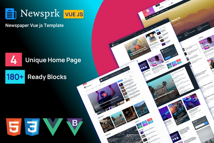 Newsprk News Blog Template