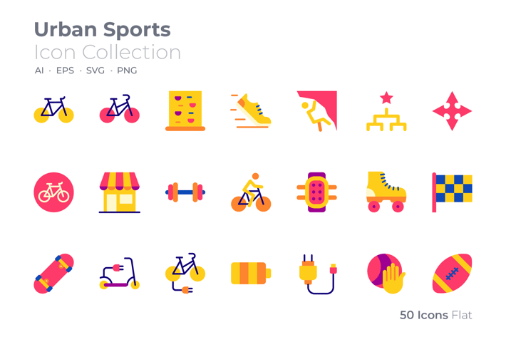 Urban Sports Color Icon