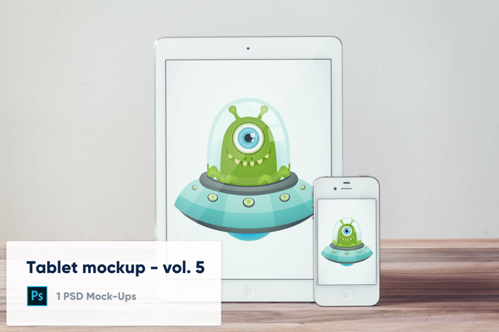 Tablet and Phone Mockup - Vol. 5