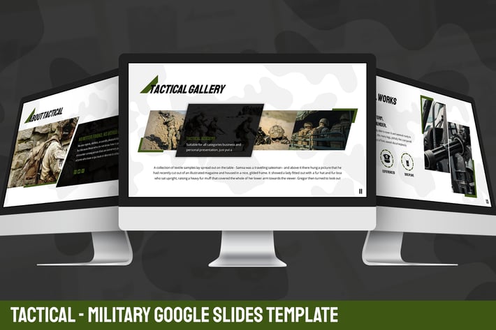 Tactical - Military Google Slides Template
