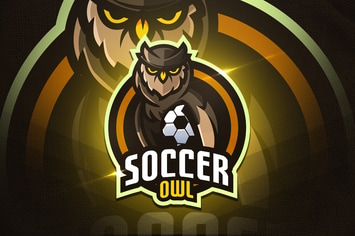 Soccer Owl - Mascot & Esport Logo