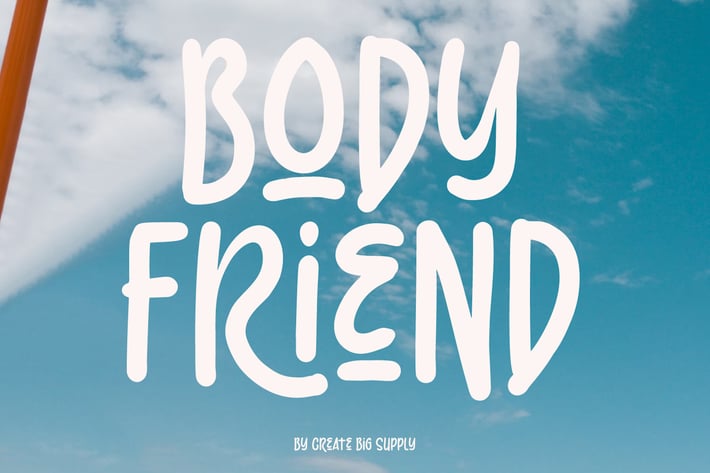Clean Display Typeface for Logos