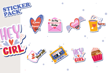 Girl Stickers
