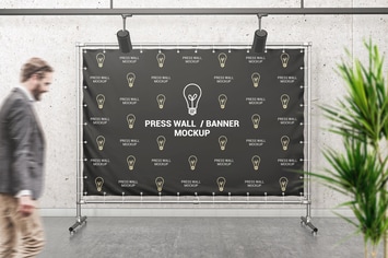 Press Wall / Banner Mockup