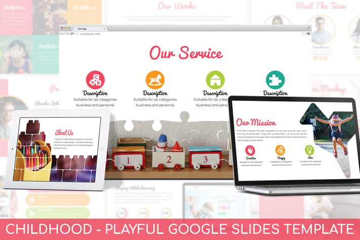 Childhood - Playful Google Slides Template