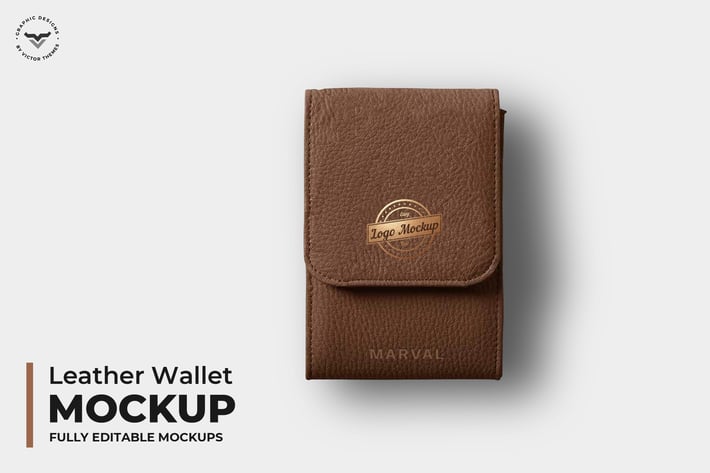 Leather Wallet Mockups