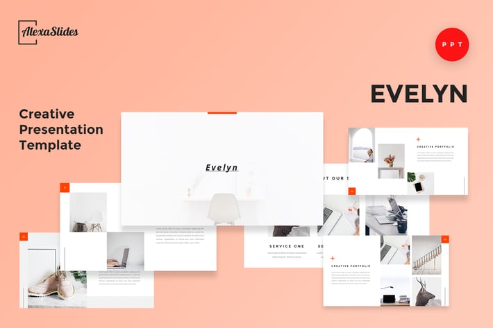 Evelyn - Creative Powerpoint Presentation Template