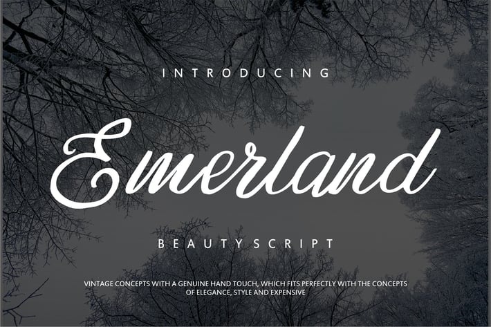 Emerland | Beauty Script Handwritten
