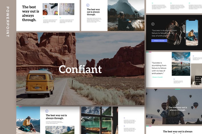 Confiant - Clean & Simple Powerpoint Template