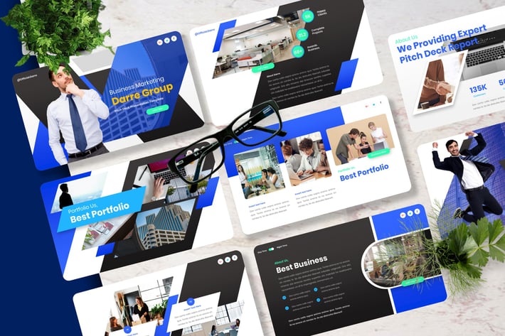 Darre - Pitch Deck Keynote Template