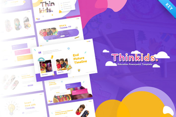 Thinkids - Fun Games & Education Keynote Template