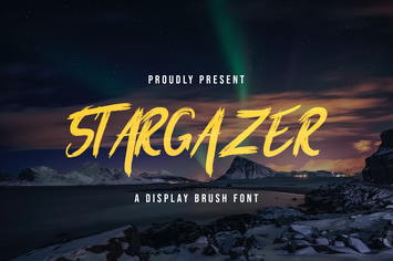 Stargazer - Creative Brush Font