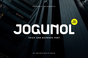 Jogunol - Thick & Rounded Font