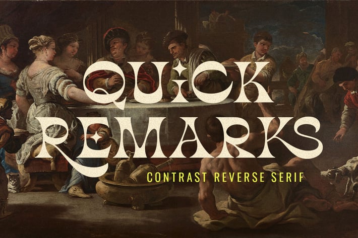 Quick Remarks - Reverse Serif