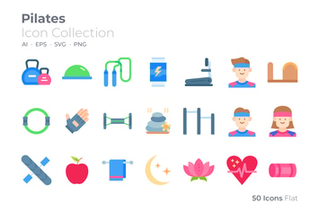 Pilates Color Icon