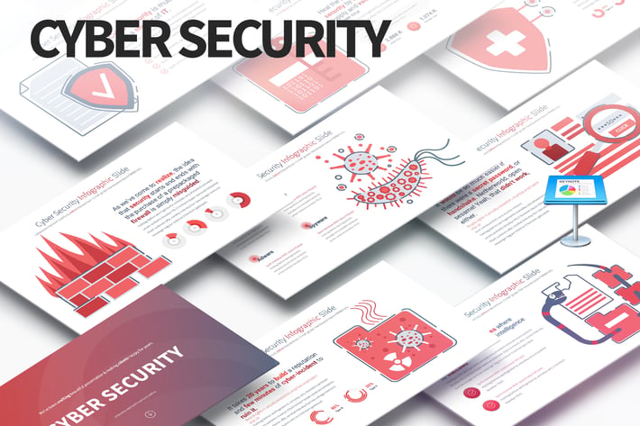 Cyber Security - Keynote Infographics Slides