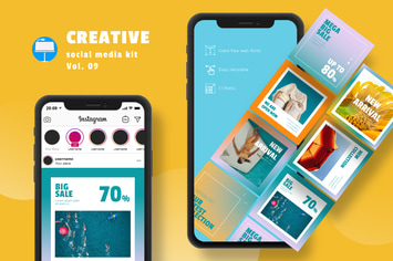 Creative Social Media Kit Vol. 09 - Keynote