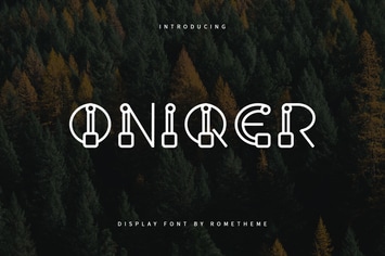 Oniqer - Display Font