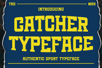 Carcher - Authentic Sport Font