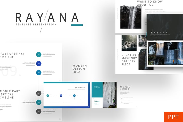 Rayana - Gallery Powerpoint Template