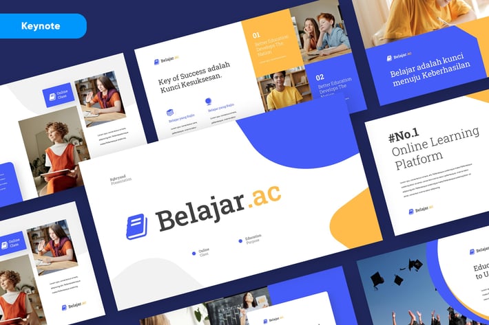BELAJAR - Education Keynote Presentation Template