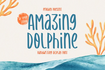Amazing Dolphine - Handwriting Display Font TT