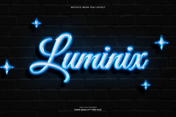 Artistic Neon Text Effect