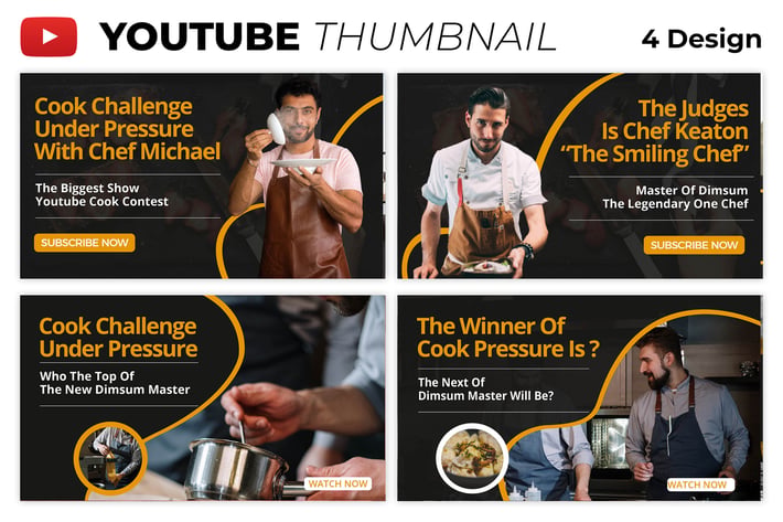 Cook Youtube Thumbnail Template
