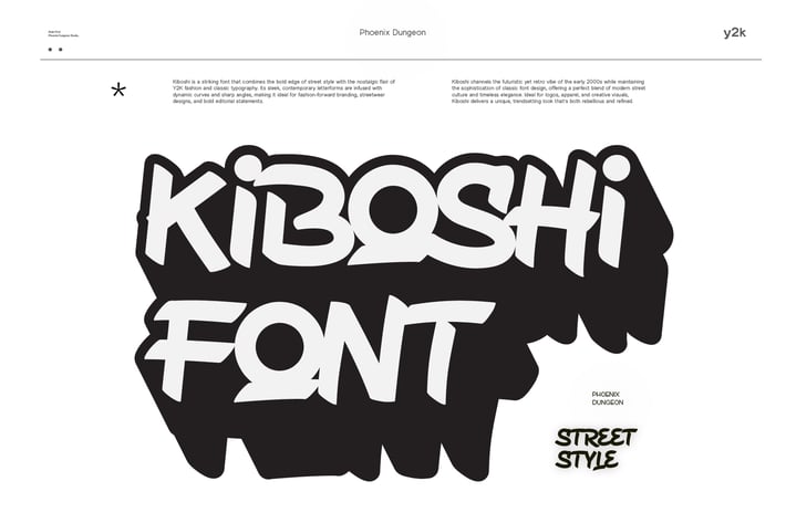 Kiboshi Font