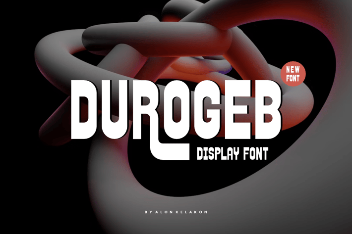 Durogeb Display Font