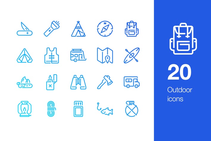 20 Outdoor icons