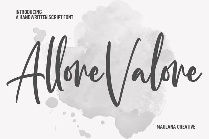 Allore Valore Script Font
