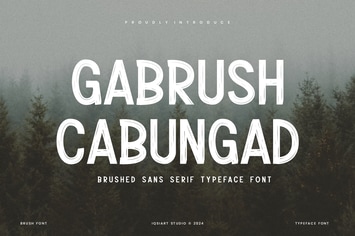 Gabrush Cabungad - Hand Drawn & Marker Font