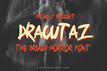 Dracutaz - Brush Horror Font