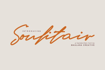 Soulitair Signature Font