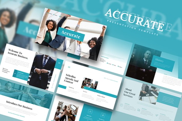 Accurate Business Presentation PowerPoint Template