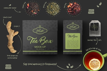 Tea Box Mock-Up