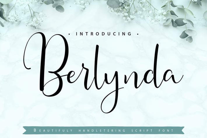 Berlynda | Handletering Script Font