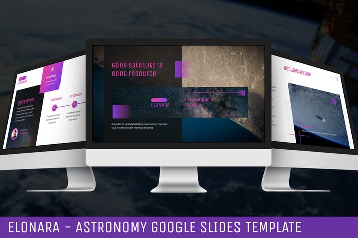 Elonara - Astronomy Google Slides Template