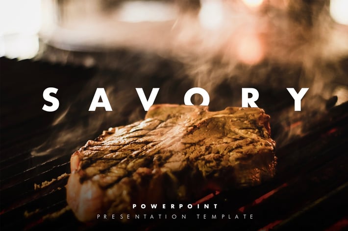  Savory – Modern Restaurant PowerPoint Presentatio
