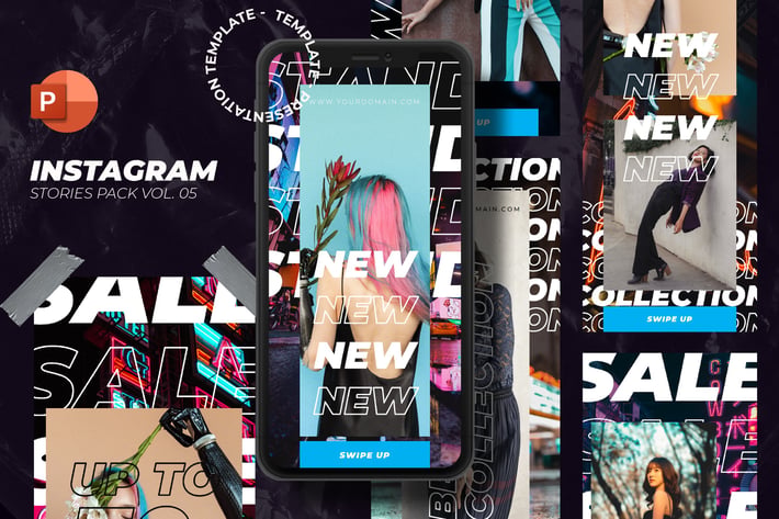 Instagram Stories Pack Vol. 05 - PowerPoint
