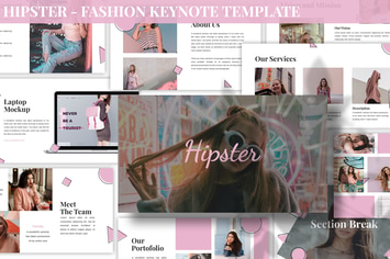 Hipster - Fashion Keynote Template